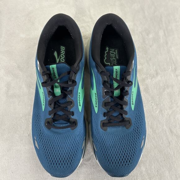 Brooks Ghost 15 Men\'s Running Shoes Size 11D Blue & Green Lightweight Breathable main image 6